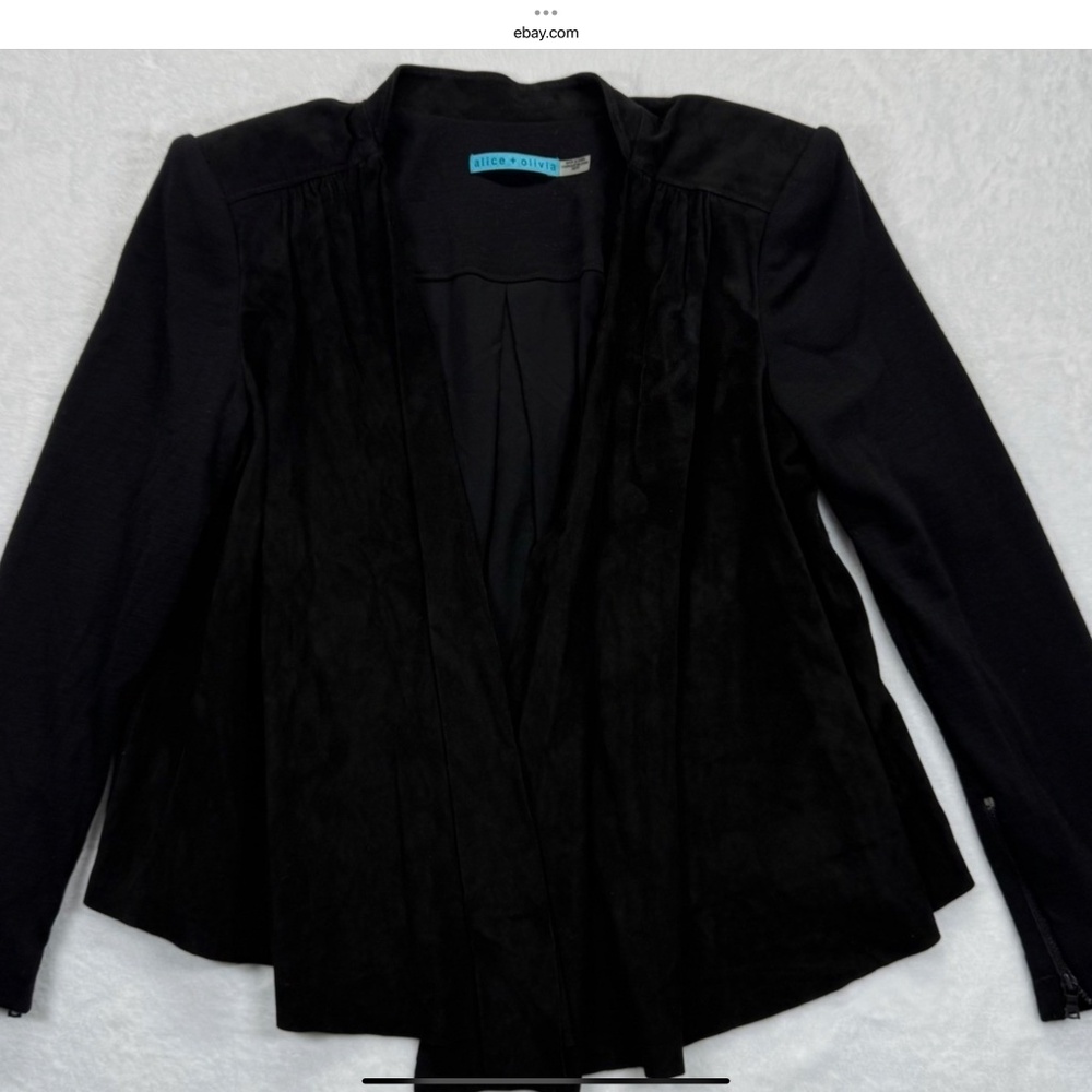 Alice and Olivia Goat Skin and Wool Jacket - Worn Once